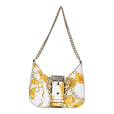 Versace Jeans Couture Schultertasche Barock Schnalle mit Kettenriemen Neu
