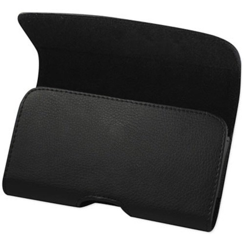 Flip Phone Small Leather Holster/ Case with Belt Loop & Clip For LG B470 & B460 - Picture 10 of 12
