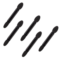 Lidschatten Pinsel, 5 Pcs Sponge Eyeshadow Brush, Lidschatten Pinsel Schwarz, Ei