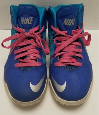 turquoise nike high tops