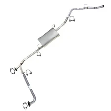 Stainless Steel Front pipe Muffler Resonator Kit fits: 2009-2012 Equator 4.0L