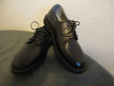 black polishable work shoes