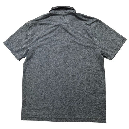 Under Armour The Playoff Polo Shirt Mens L Short Sleeve Performance Golf Gray - Picture 3 of 4
