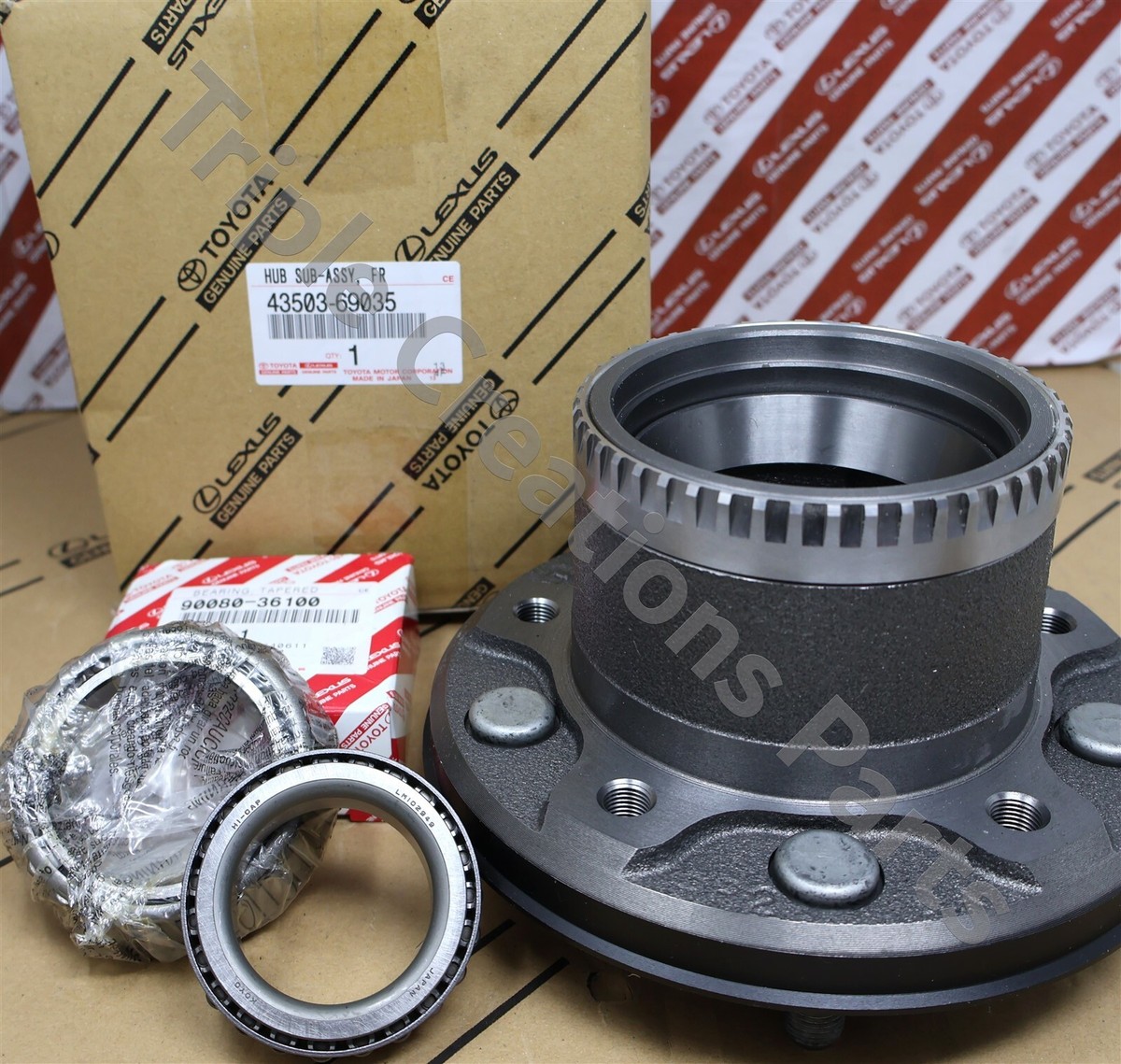 Genuine Toyota Land Cruiser 100 Lexus LX470 Front Hub Sub Assy