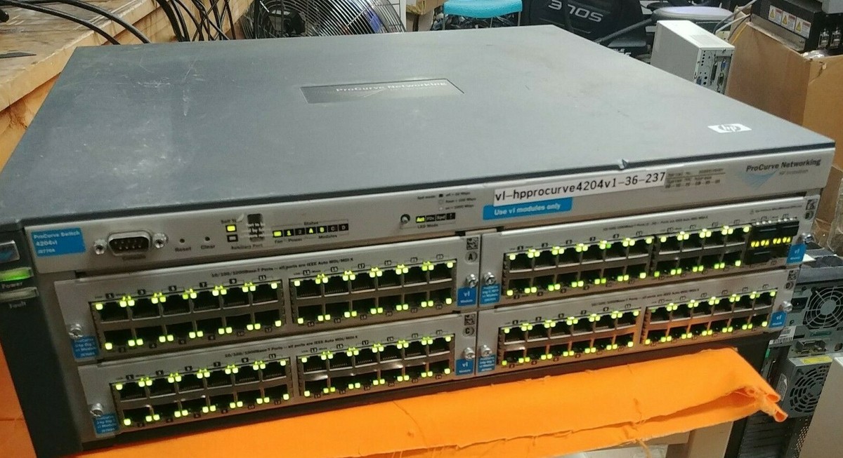 J8770A HP ProCurve 4204vl Switch (*) 808736870542| eBay
