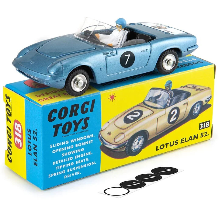 Corgi 318, Lotus Elan S2 - Free Price Guide & Review