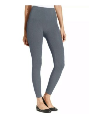 Star Power by SPANX Tout and About Lux Smoking Shaping Leggings Gr. M Blue Haze