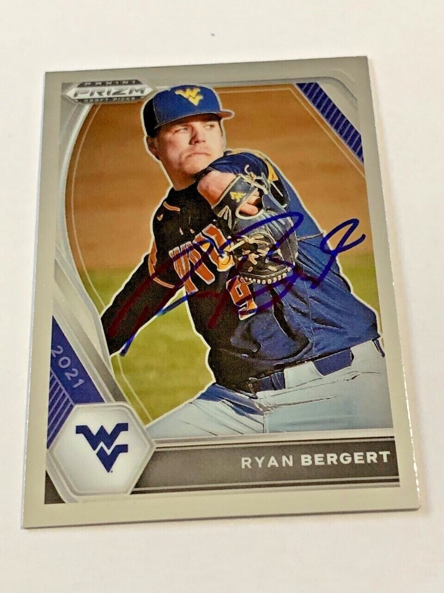 Ryan Bergert 2021 Panini Prizm autograph signed card PDP190 WVU | eBay