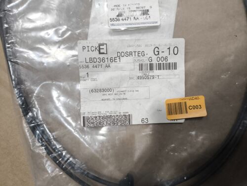 Genuine Mopar HOOD LATCH - CABLE | Mopar 55364471AA - Picture 3 of 3