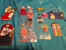 Scrapbook Used Dimensional Sticker Lot Various - Christmas Theme