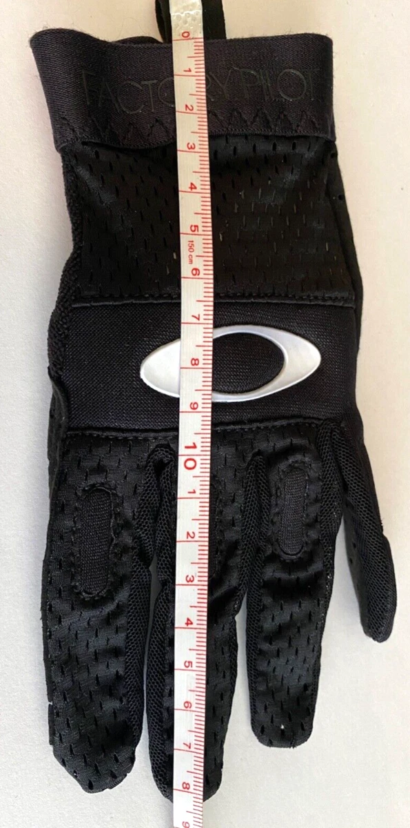 New Oakley Factory Pilot MTB Bike Glove ATHLETE ISSUE Slim Fit Black Mens Small