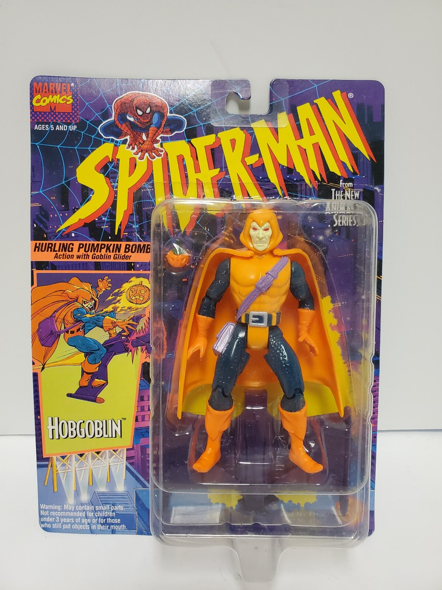 Hobgoblin Hurling Pumpkin Bomb SpiderMan Animated Series Toy Biz