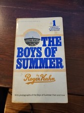 The Boys of Summer, Roger Kahn, 1973 paperback, sports, baseball, Signet 