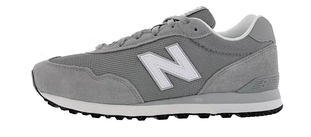 New Balance Gray White Black 515 Classic Running Sneakers 11.5 4E
