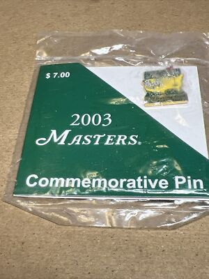 2003 Masters Commemorative Pin NEW