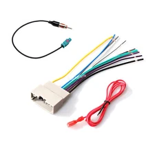 For Dodge Ram 1500 2500 3500 Radio Stereo Install Wire Harness + Antenna Adapter