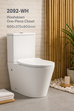 Stand-WC Kombi spülrandlos Tiefspüler mit Spülkasten Toilette Set Keramik Modern