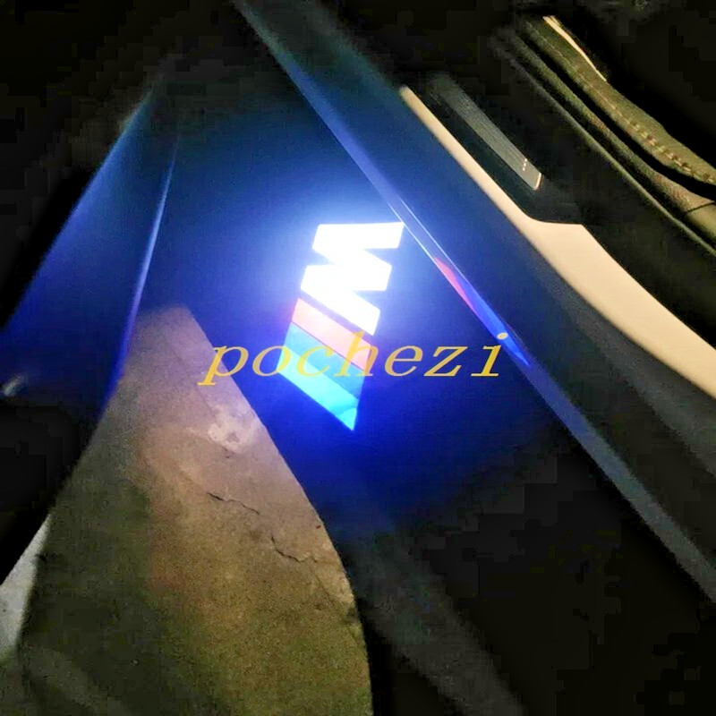 2X Car Door IIIM Welcome Light Fits For E60 E63 E90 E92 X1 anniversary USA