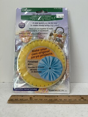 Clover Quick Yo Yo Maker-Round 2-3/8 Inch, New