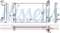 606798 Nissens KüHler, MotorküHlung FüR Toyota