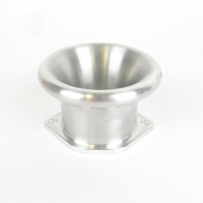 40/50 WEBER DCOE OR DELLORTO DHLA CARBURETTOR TRUMPET | FULL RADIUS | 50mm Long