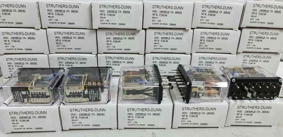 (AMPMECH) RELAY, 240AC, STRUTHERS-DUNN#219FXXPL, 5A/240VAC/14 PIN, 2.5MMX11MM - Image 3 of 3