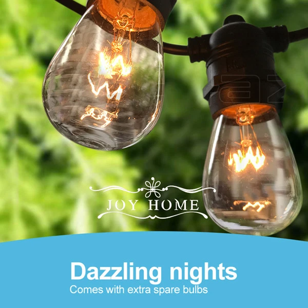 10-100m Festoon String Lights Light Wedding Party Christmas Waterproof Outdoor - image 4 of 4