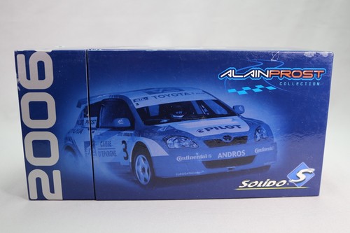 LJ629 SOLIDO 83501 1/18 Voiture Toyota Corolla WRC Trophée Andros 2006 Prost - Foto 2 di 12
