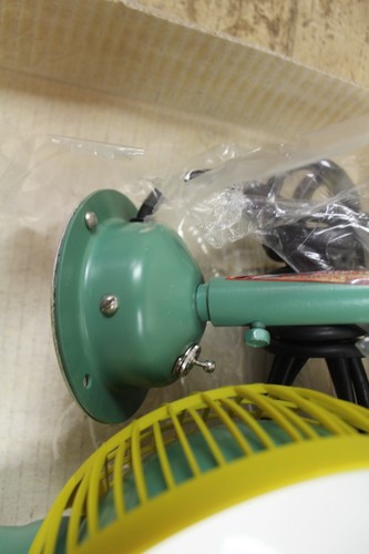 NOS GREEN Vintage Fostoria Articulating Industrial Machine Light Lamp WOW!! - 第 4/6 張圖片