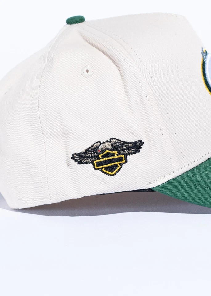 Sombrero Green Bay Packers X Bucks Parodia Referencia Snapback Crema/Verde Foto 4 de 4