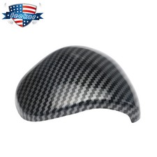 Abs Carbon Fiber Interior Gear Shift Knob Cover Trim For Kia Sorento Seltos