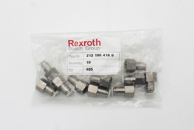 Rexroth Bosch Group 212 190 418 0 Fitting 405 10x Piece 2121904180 
