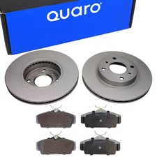 QUARO Bremsscheiben + Bremsbeläge Vorne für NISSAN Almera N16 II Primera P11