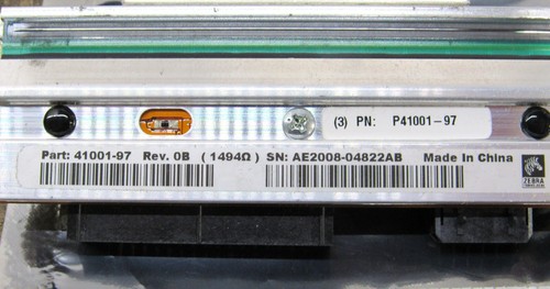 Sprawdzona działająca głowica drukująca termiczna Zebra 300 DPI P/N P41001-97 REV 0B do ZT410 - Zdjęcie 12 z 13