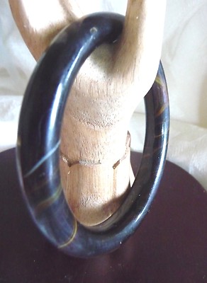 Tigerauge Stein Armreif innen Durchmesser 64 mm Bestand #233