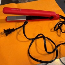 Plancha de pelo Remington 1” plancha con placas de cerámica roja b1