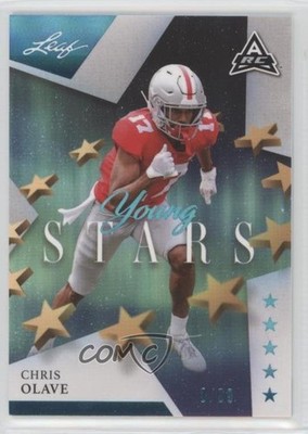 2021 Leaf Young Stars Platinum Spectrum Foil 3/99 Chris Olave #YS-11 o7m