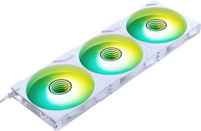 PHANTEKS M25 Gen2 PWM D-RGB Lüfter 3er-Pack - Reverse Blade, 140mm, weiß