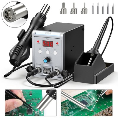 700W SMD Hot Air Rework Station LED HeißLuft LöTstation Solder Soldering LöTen