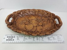 Wooden Hand carved Serving Tray Platter