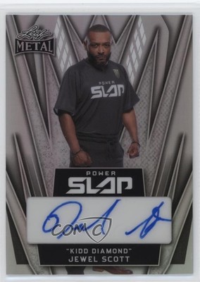 2025 Leaf Metal Power Slap Silver Prismatic /49 Jewel Scott #BA-JS1 Auto 13u1