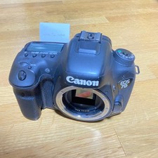 Canon EOS 7D Mark II Black Digital SLR Camera 20.2MP Body Dual DIGIC 6 Excellent
