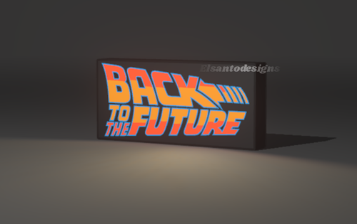 BACK TO THE FUTURE MOVIE LIGHTBOX KIT FREE SHIPPING - Picture 3 of 5