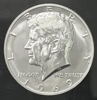 1969-S Kennedy Half Dollar Direct From Proof Set- 40% Silver!