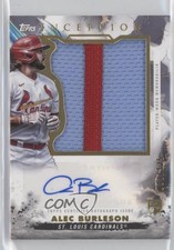 2023 Topps Inception 33/125 Alec Burleson #IAJP-AB Jumbo Patch Auto c8a