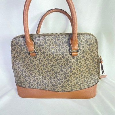 DKNY Brown Satchel Pre-owned