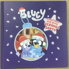 Christmas Eve with Veranda Santa - (Bluey) (Hardcover) NEW 📖