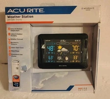 New AcuRite Weather Station Color Display  Wireless Sensor Included EZ 123 Setup
