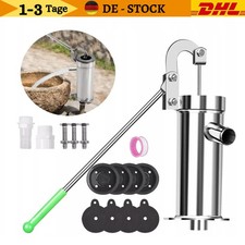 Schwengelpumpe Gartenpumpe 23cm×9cm Silber Brunnenpumpe Handschwengelpumpe TOP