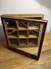 Vintage Burch Metal Glass Parts Display Cabinet Hardware Bin Organizer — photo 9